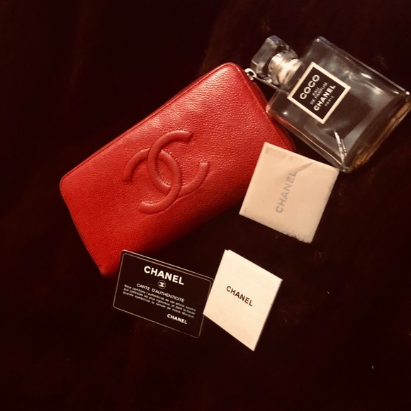 Chanel caviar wallet zipper - Picture 5 of 7